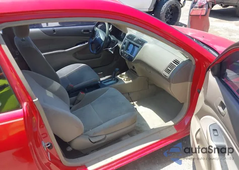 2001 Honda Civic Lx из США, поврежденный, VIN 1HGEM22581L077862